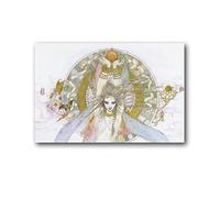 Yoshitaka Amano - Poster da parete con personaggio e illustratore, decorazione artistica da parete, per soggiorno, camera da letto, 40 x 60 cm