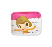 Yoshitomo Nara Art Tray "Cloud Shrouded" 2007 L360×P280mm How2Work dal Giappone