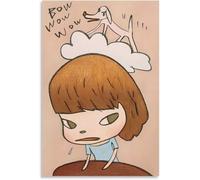 Yoshitomo Nara Bow Wow 40x60cm Illustrazione senza cornice Wall Art