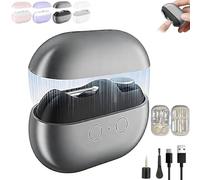 Yosody Fanyil Pubyfun Glosrity Sherum Easyclip Smart Nail Clipper, 3-in-1 Electric Nail Trimmer Polisher with LED Light, Rechargeable Automatic Nails Cutter for Seniors Kids Adults(Nero)