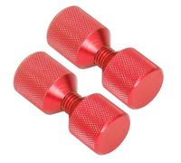 Yosoo 2pcs Pin di Allineamento della Flangia Portatile e Conveniente, Anodizza la Filetta di Alluminio M12 per Flange 0,5 a 14 Pollici 150 Libbre, Design Ergonomico, Costruzione in Alluminio (rosso)