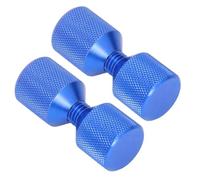 Yosoo 2pcs Pin di Allineamento della Flangia Portatile e Conveniente, Anodizza la Filetta di Alluminio M12 per Flange 0,5 a 14 Pollici 150 Libbre, Design Ergonomico, Costruzione in Alluminio (BLUE)