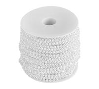 Yosoo - 40m Filo Perle decorative Decorazioni fai da te Matrimonio Bianco Cordoncino Perle per Decorazioni per Matrimoni
