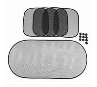 Yosoo 5 x Car Side Rear Window parasole in rete di pellicola con visiera set