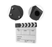 Yosoo ACRYLIC CLABBOARD, A DRY CHERASE CLAPBOBOCK CON MARKER E BRASSER, Regista Cinematografico TV Cut Action Scene Clapper, Ideale per le Riprese di pubblicità Cinematografica E Televisiva (#1)