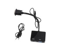 Yosoo Adattatore VGA da VGA a HDMI, Splitter HDMI da VGA a VGA, Convertitore da VGA a HDMI, Cavo da VGA a VGA, Supporto Interfaccia Multimediale Ad Alta Definizione Adattatore Doppio