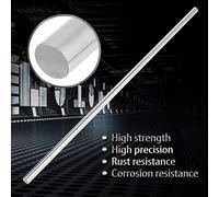 Yosoo Albero Lineare in Acciaio con Cuscinetto, Asta Tonda da 10 Mm, Prestazioni Uniformi per Macchinari Automatizzati e Stampaggio a Iniezione (500 mm)