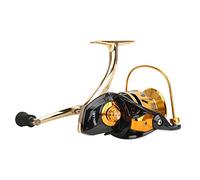 Yosoo All Metal Spinning Fishing Reel, High Speed Bearing with Delicate Balancing Coiling Design, Non Slip Hand Feeling, for Medium Large Fish in Rivers Lakes Seas (MT7000 Oro) (MT7000 Oro)