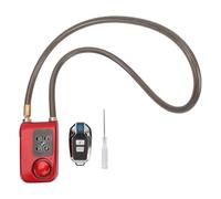 Yosoo Allarme per Bicicletta con Blocco, Password a 4 Cifre e Telecomando, Catena di Sicurezza in Filo D'Acciaio con Allarme a Vibrazione per Moto, Bicicletta, Casa e Negozio