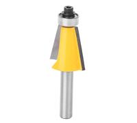 Yosoo Bit Router a China, Gambo 8 Mm, Lega YG6 Premium, Rivestimento Resistente Al Calore, Taglia Perfettamente le Linee di Legno, Bordo Smusso con Cuscinetto con Cuscinetto, Funziona con Varie (15°)