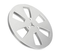 Yosoo Bobina Vuota da 1/4 7 Pollici, Bobina di Nastro in Lega di Alluminio con 6 Fori, Resistente per la Registrazione e la Riproduzione su Deck a Aperta