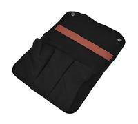 Yosoo Borsa da campeggio per braccioli per sedia da campeggio, borsa da appendere, leggera, portatile, multi-tasche, materiale, grande capacità nero