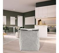 Yosoo Borsa da Picnic Isolata Impermeabile, Borsa da Pranzo Leggera con Schiuma PE da 3 Mm, Ideale per Lavoro e Scuola, Colore per Tutti gli Utenti (GRAY)