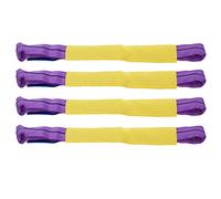 Yosoo Calco della Ruota in Lega, Cinghie di Recupero a Cricchetto di Fissaggio Viola 4 PCS.