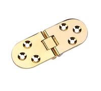 Yosoo Cerniera per Mobili 80 * 30 mm 2PCS Volet Cerniera in Lega di Zinco Mini Round Oro