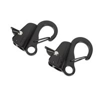 Yosoo Clamp/Holder per Parafango per Barca in Acciaio Inossidabile da 2 Pezzi, Ganci per Paraurti per Barca a Sgancio Rapido per Corda da 3/8 Pollici a 5/8 Pollici, Ideale per Yacht e Barche a Motore