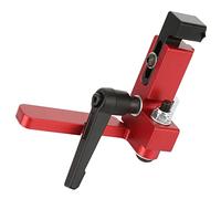 Yosoo Fermo per Binario a T, Fermo per Binario a T in Acciaio Legato, Limitatore con Scanalatura a per Binari a Tipo 75, per di Guida per la Lavorazione del Legno, Si Adatta Perfettamente Al per