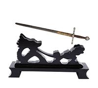 Yosoo Forma di Drago Cinese Supporto Piedistallo Espositore Stand Display per Katana Spada Samurai Ninja 30-60cm, Nero