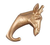 Yosoo Gancio in Resina con Testa di Animale, Appendiabiti, Cappello, Portachiavi, Montaggio a Parete, Materiale Durevole, Molteplici Usi, Design Pratico, Lavorazione Squisita, con Testa di Elefante