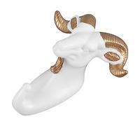 Yosoo Gancio in Resina con Testa di Animale, Appendiabiti, Cappello, Portachiavi, Montaggio a Parete, Materiale Durevole, Molteplici Usi, Design Pratico, Lavorazione Squisita, con Testa di Elefante