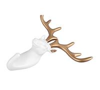 Yosoo Gancio in Resina con Testa di Animale, Appendiabiti, Cappello, Portachiavi, Montaggio a Parete, Materiale Durevole, Molteplici Usi, Design Pratico, Lavorazione Squisita, con Testa di Elefante