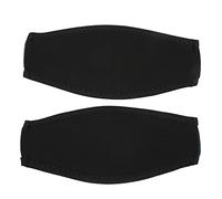Yosoo Health Gear 2 Pezzi Cinturino per Maschera da Immersione Materiale in Neoprene Nero Stabilizzazione Protezione di Sicurezza Copertura Avvolgente Cinghie per Schiaffi da Immersione Boccaglio