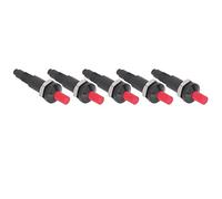 Yosoo Health Gear 5 Pezzi Accenditore a Pulsante PP Accensione Piezoelettrica a Scintilla Una Spina di Uscita 18KV Foro di Montaggio da 18 Mm per Riscaldatore a Gas Griglia Stufa Picnic Uso Campeggio