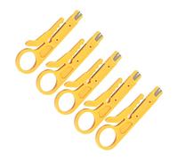 Yosoo Health Gear 5 Pezzi Mini Spelafili Portatile Strumento di Crimpatura Spelafili di Rete, Taglierina per Punzonatura Piccoli Spelafili, Tagliacavi, Strumento, per Linee Dati RJ45/Cat5/Cat6