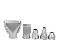 Yosoo Health Gear 5 Pezzi Ugello per Pistola Ad Aria Calda in Acciaio Inossidabile, Ugelli per Pistola Ad Aria Calda, Accessori per Soffiatori di Calore Attrezzatura per Brasatura per Saldatura