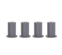 Yosoo Health Gear Alimentazione del Cavo Attraverso la Boccola, Gusto di Cavo Foro Parete 4 Pcs per Cavi con Diametro di 7 Mm o Meno (GREY)