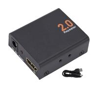 Yosoo Health Gear Amplificatore di Segnale Extender HDMI 2.0 4K 60Hz 98 | Larghezza di Banda 18 Gbps, Supporto 4K 60 Hz, Portata di 30 Metri, Guscio in Ferro, Compatibile con HDMI 2.0 e 1.x, Plug