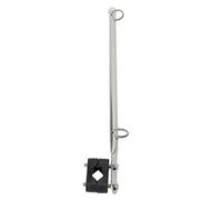 Yosoo Health Gear Asta Portabandiera Tipo Binario Marino 390 Mm/15,35 Pollici, Asta Regolabile in Acciaio Inossidabile, Barca con Clip per Barche Yacht Barche a Vela Motoscafi Yacht Parti per