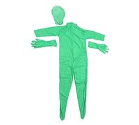 Yosoo Health Gear Body con Schermo Verde Chroma Key in Seta di Latte Completo a Corpo Intero Design Diviso Senza Rughe per la Fotografia Produzione di Film Video Streaming Live Uomini Adulti Donne