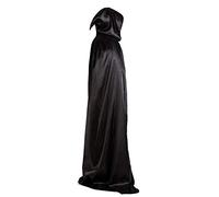 Yosoo Health Gear Cape Cloak con Cappuccio, Accessorio in Costume di Halloween per Partiti di Ruolo di Cosplay, Tessuto Lucido Morbido con elasticità (L)