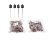 Yosoo Health Gear Casci di Sabbia per Nail Art 100 Pezzi con Alberi 4 Pezzi Impostati per Chiodi a Forma di Taglio in Metallo in Metallo in Metallo