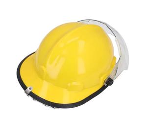 Yosoo Health Gear Casco per Vigili del Fuoco con Schermi Facciali Ignifughi | Costruzione in ABS Rinforzato, Scudi Termici in Foglio di Alluminio, Resistenza Alla Temperatura di 260°C, Visiere