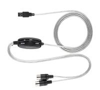 Yosoo Health Gear Cavo MIDI a USB, Convertitore per Tastiera Musicale con Driver Integrati Facile Registrazione e Modifica, Perfetto per Musicisti e Produttori