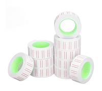 Yosoo Health Gear Confezione 3 Rotoli di Etichette Adesive con Prezzo, 21 12 Mm 15.000 Etichette in Totale 10 Rotoli 500 per Tubo per M5500, MX5500, AK813, HG979 e Altri Etichettatori a 1 Linee