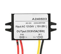 Yosoo Health Gear Convertitore AC DC 12V 24V a DC 5V 3A 5A IP67 Modulo (3A)
