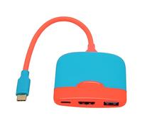 Yosoo Health Gear Docking Station TV Portatile, Docking Station di Ricarica Portatile 3 in 1 4K USB 3.0 PD Adattatore di Interfaccia Multimediale a Ricarica Rapida Hub Dock Adattatore da USB C a