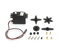 Yosoo Health Gear DS04-NFC Servomotore a Rotazione Continua a 360 Gradi, Motoriduttore CC Leggero con Bilanciere per Robot RC Multi Tester Digitale ECS Consistency CCMP Master Speed Controller