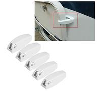 Yosoo Health Gear Fermo per Porta del Bagaglio Fermo del Fermo della Porta del per Trailer Bagaglio Viaggio, Contiene vani Bagagli per e Porte Aperte, Bianco Confezione 5