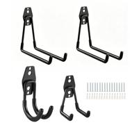 Yosoo Health Gear Ganci Portaoggetti per Garage Resistenti, Organizer per Attrezzi da Parete