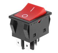 Yosoo Health Gear Interruttore a Bilanciere 30A, Interruttore ON OFF Tipo Barca in Plastica Ritardante IP65, Controllo Durevole per Applicazioni Marine e Automobilistiche (5PCS)