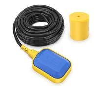Yosoo Health Gear Interruttore Galleggiante, Regolatore del Livello Dell'acqua 250 V Interruttore Galleggiante Rettangolare Interruttore del Sensore del Livello Dell'acqua con Cavo 10 Metri per