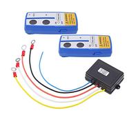 Yosoo Health Gear Kit Telecomando per Verricello Wireless, 75ft 434MHz | Set di Due Microfoni, Antenna Integrata, Luce LED di Stato, Universale 12V 24V, Pulsanti in Gomma sigillati.