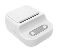 Yosoo Health Gear Mini Stampante Termica Portatile per Etichette, Stampante per Libri Illustrati in Bianco e Nero con APP, Ideale per Studenti, per Foto, Etichette con Codici a Barre, Uso (WHITE)