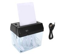 Yosoo Health Gear Mini Trituratore di Carta, USB Macchina per il Taglio di Documenti Elettrici per A6 Carta Scrivania Ufficio Scuola Uso Domestico