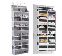 Yosoo Health Gear Organizer da Appendere Alla Porta, Borsa Portaoggetti da Appendere, con 20 Tasche, 10 Trasparenti, 10 Maglie, per Armadio, Bagno, Asilo Nido, Dormitorio, Organiz
