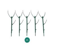 Yosoo Health Gear Pali di Supporto per Piante Pali di Supporto per Viti Ad Altezza Regolabile, per Piante in PS con Connessioni Flessibili, Set da 5 o 10 Pezzi con Nastro Adesivo per Rampicanti in
